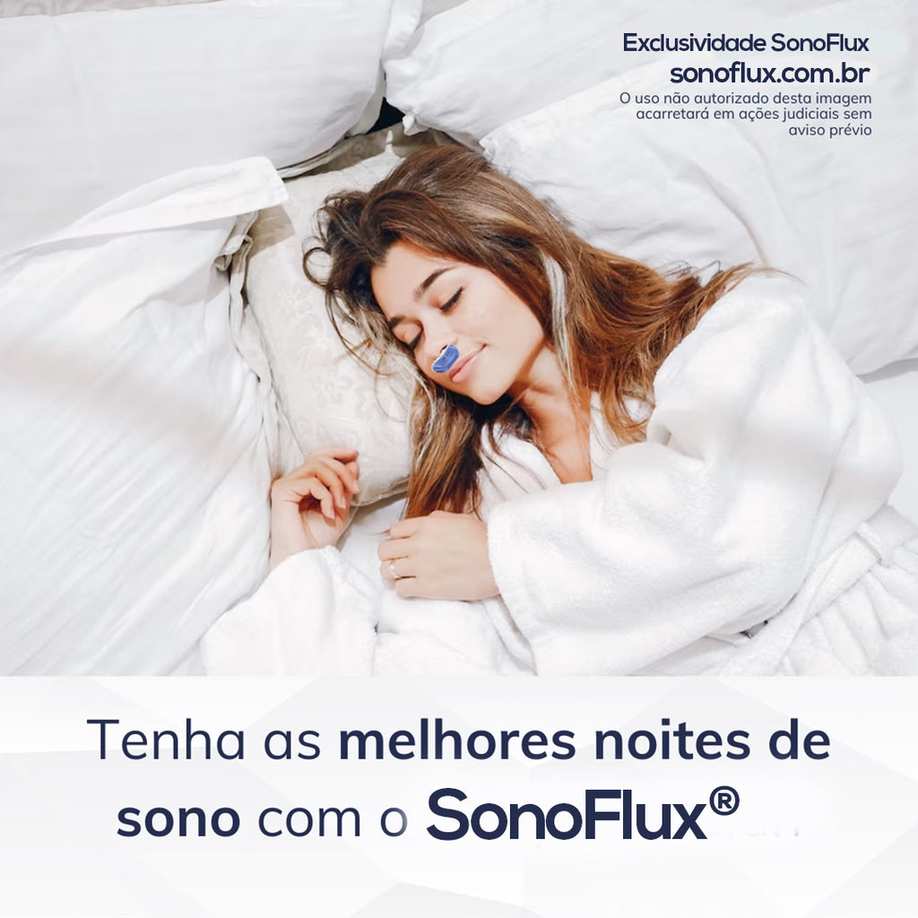 Dispositivo Eletrônico Mini-CPAP Anti-Roncos SonoFlux®