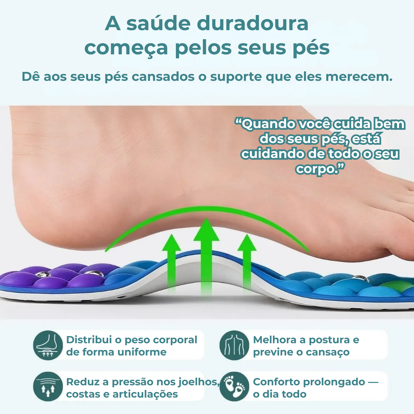 ReliveX™ Palmilhas Magnéticas